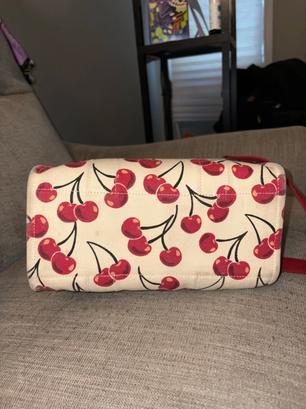 Coach Cargo Tote Bag 26 with Cherry Print - Picture 3 of 4